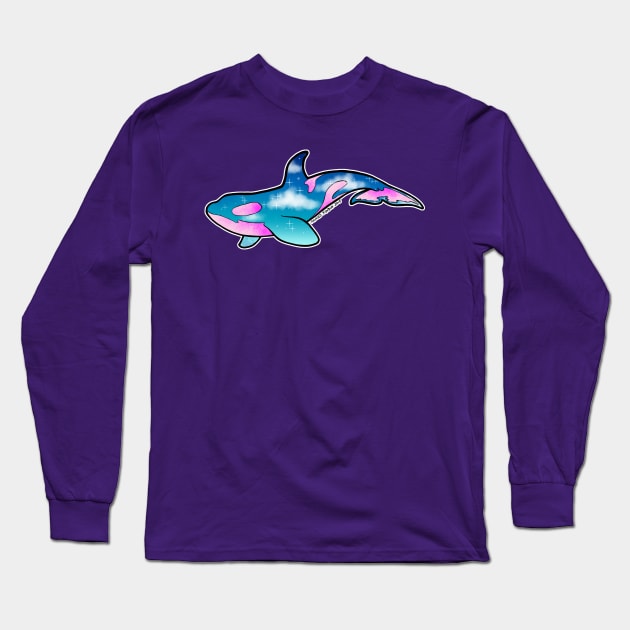 Lisa Crank Orca Long Sleeve T-Shirt by Raven's Random